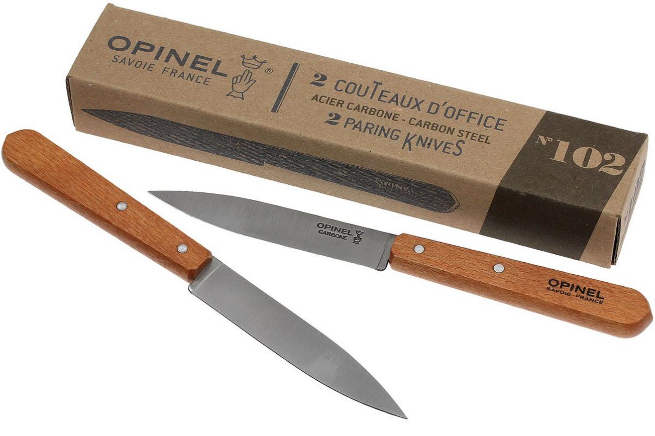 Opinel Officemessen set van 2 N°102, carbonstaal