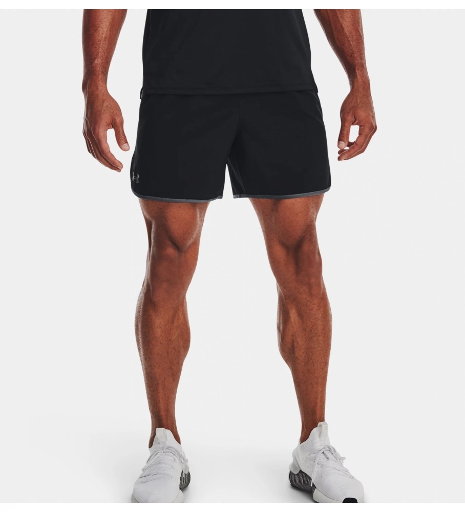 Calções Under Armour UA HIIT pretos de 15 cm
