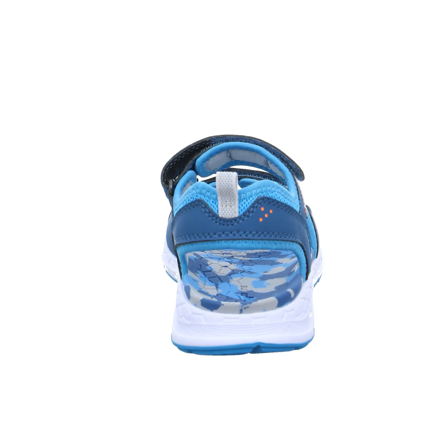 SUPERFIT Jungen-Sandale Blau Lederimitat  Sommerschuh