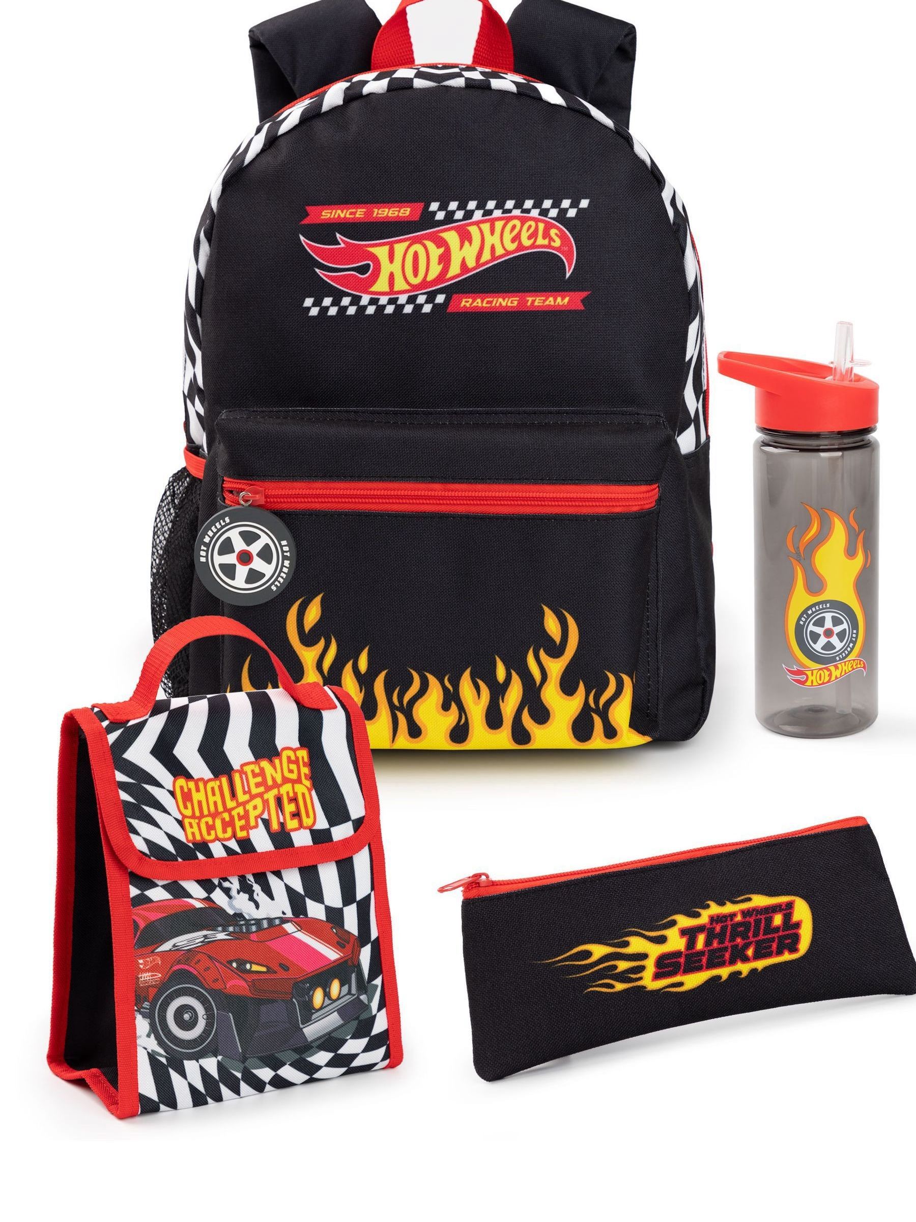 Vanilla Underground Hot Wheels 4 Piece Backpack Set