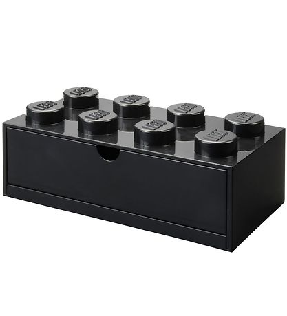 LEGO? Storage Opbevaringsskuffe - 8 Knopper - 31x15x9 - Sort