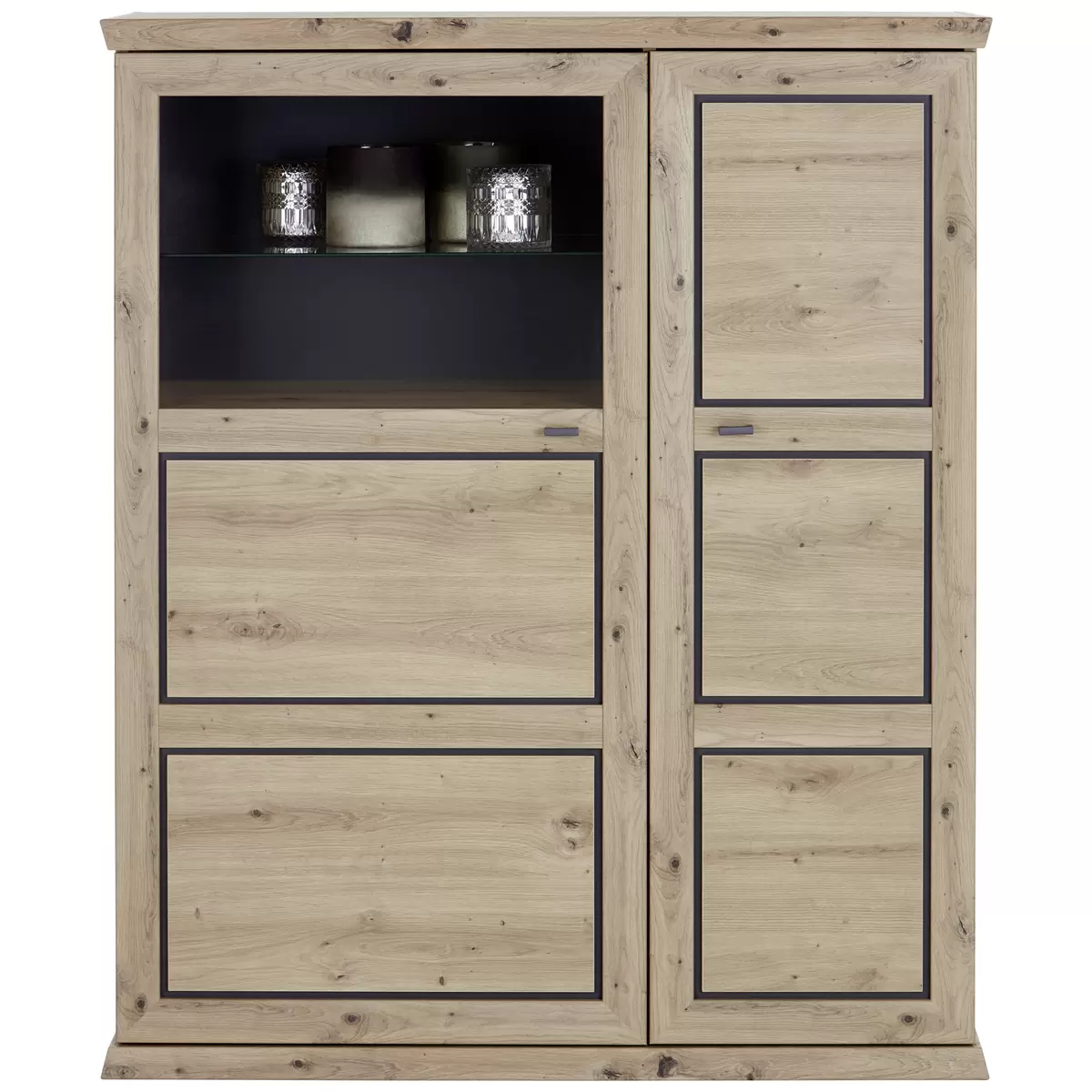 Highboard Harvey Artisan Eiche,anthrazit
