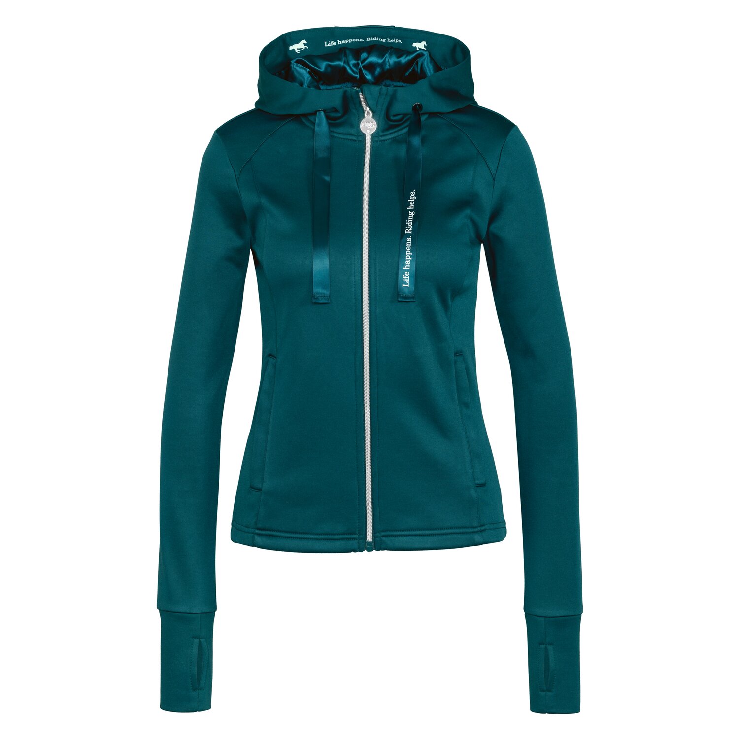 RIDE now Funktions-Fleecejacke - shaded teal