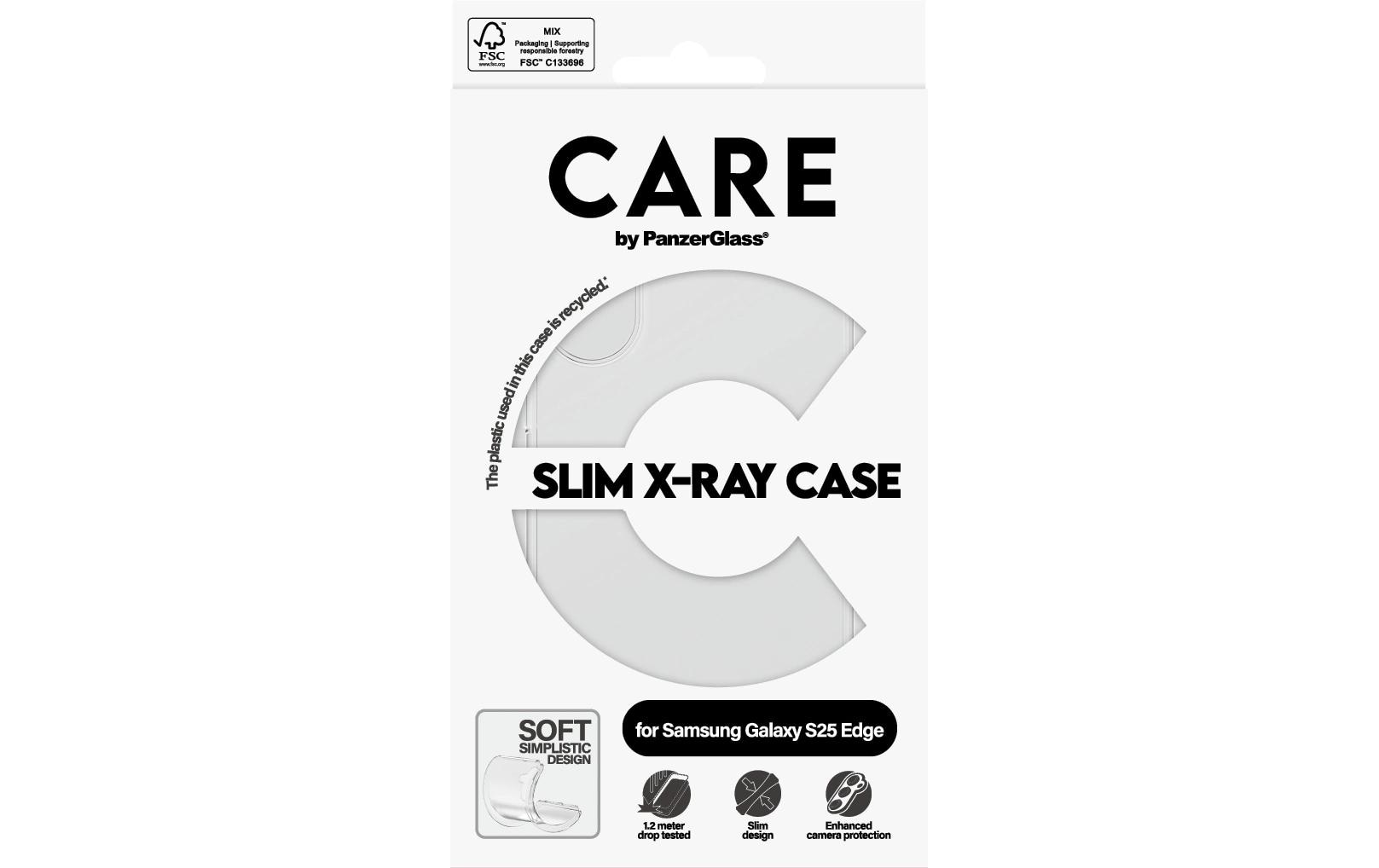Back Cover Fashion X-Ray Soft Galaxy S25 Edge TransparentSchutzhülle für das Samsung Galaxy S25 Edge