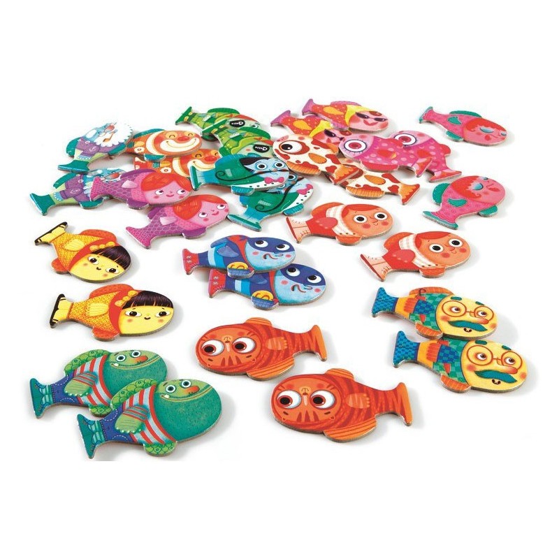 Mémo 30 pièces - Poisson