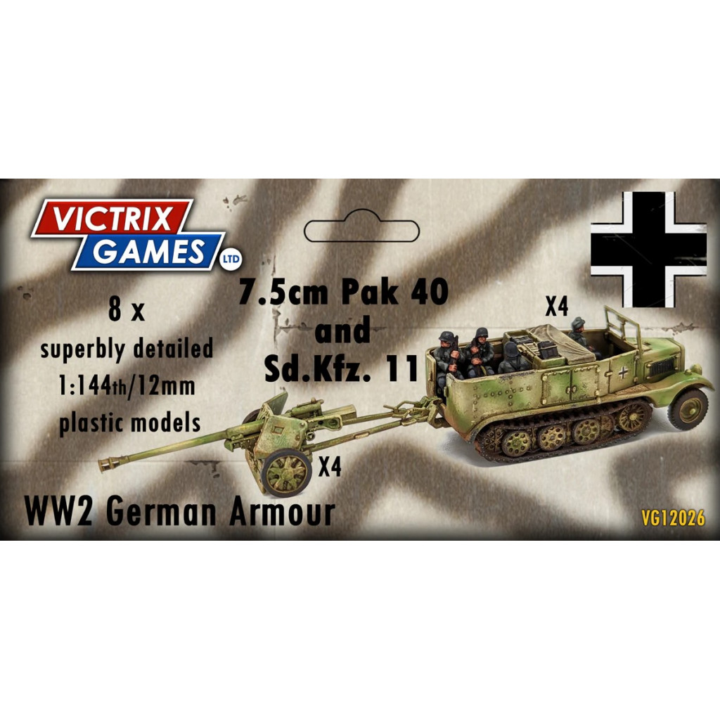 12mm German Pak 40 + Sd.Kfz.11