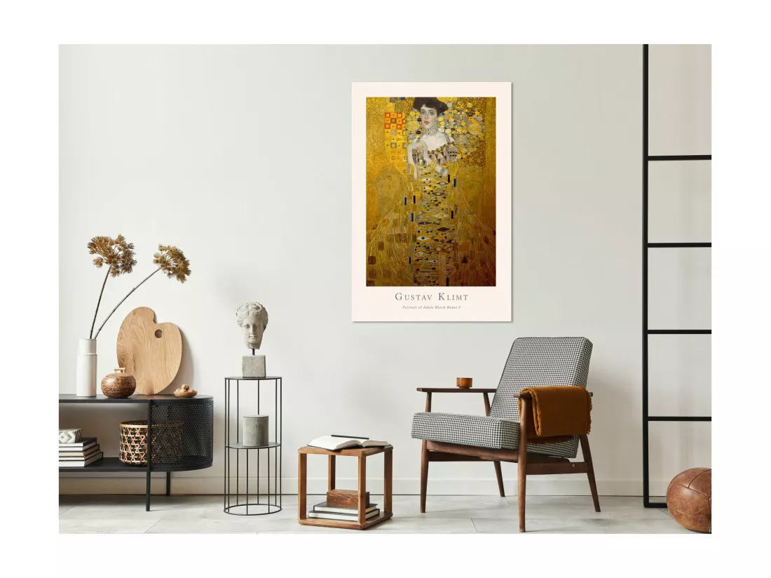 Tableau Gustav Klimt Portrait of Adele Bloch Vertical - 60 x 90 cm