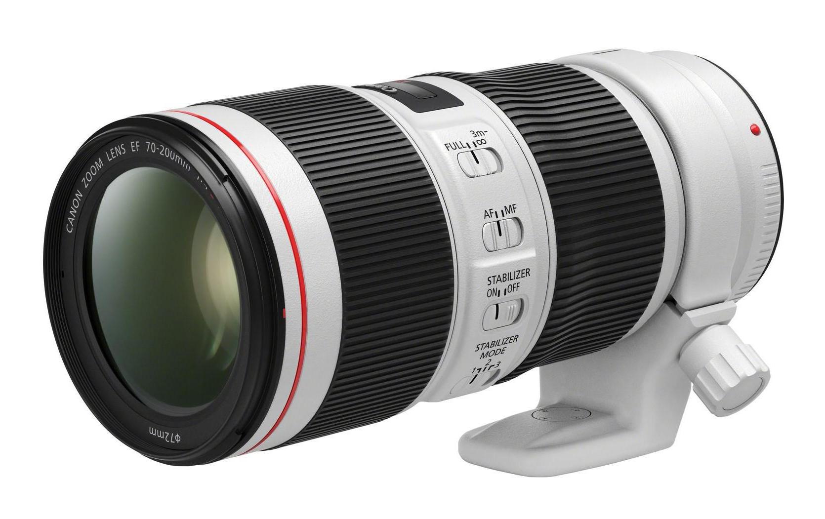 Zoomobjektiv EF 70-200mm F/4L IS II USM Canon EF<br>Mobiles Tele-Zoom mit Bildstabilisator