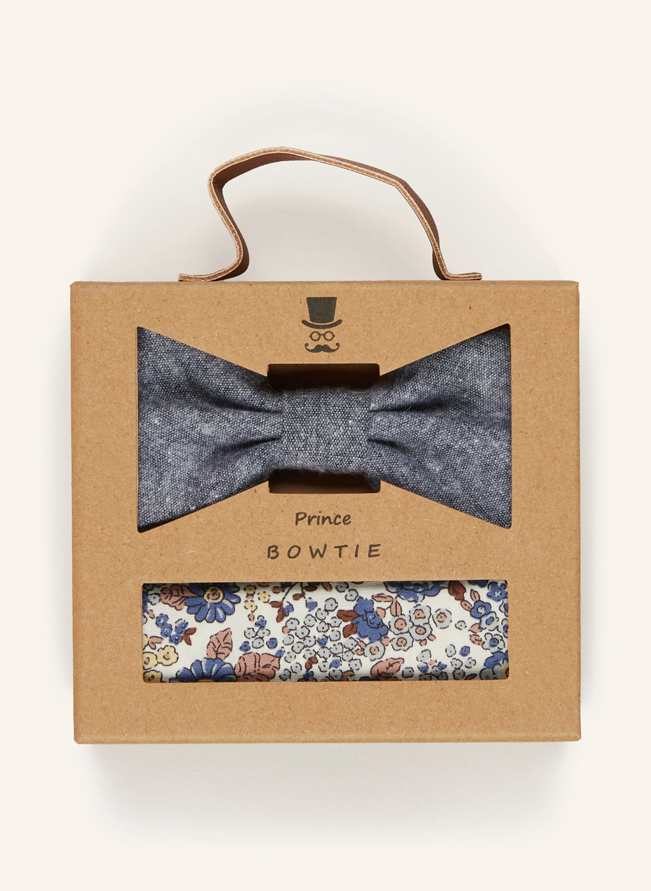 Prince BOWTIE Set: Fliege und Einstecktuch