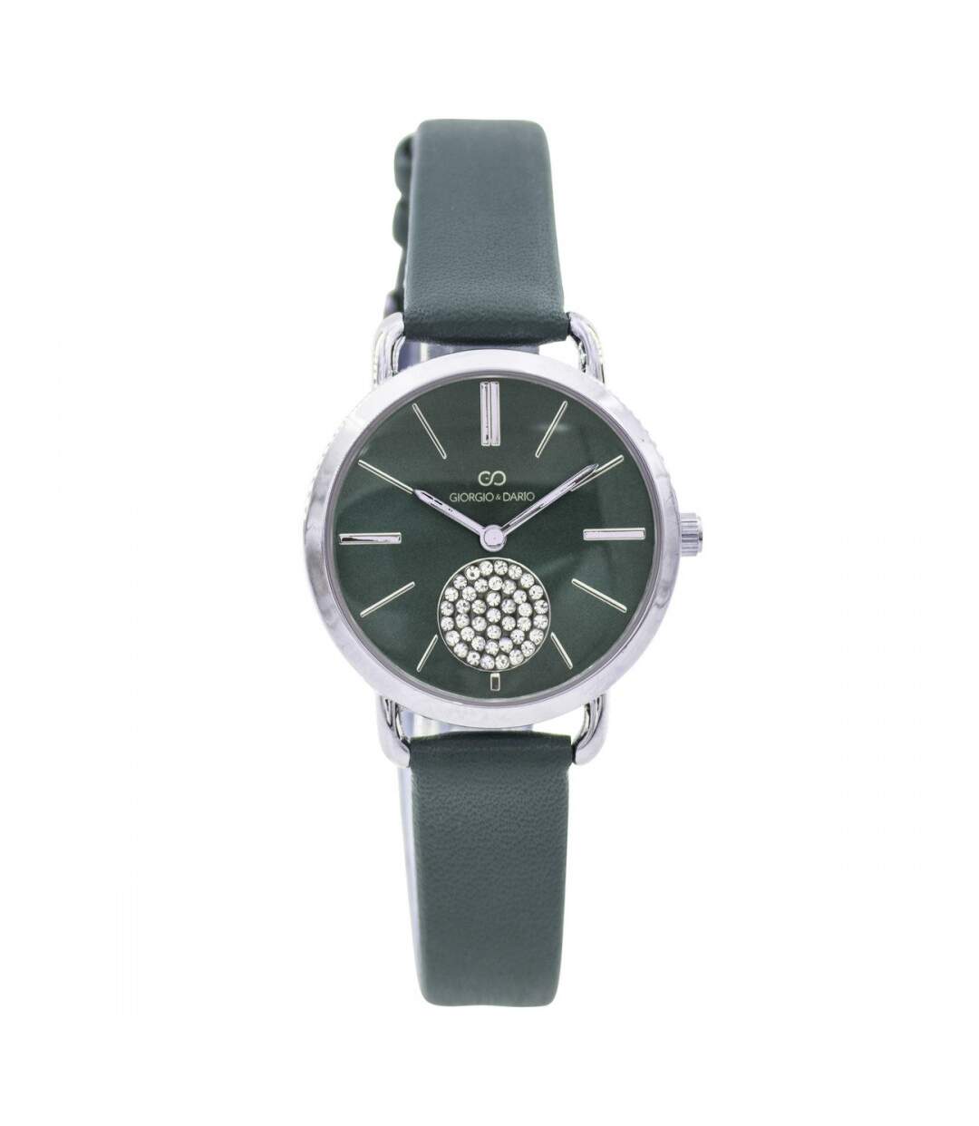 Montre Femme Bracelet Vert GIORGIO Strass