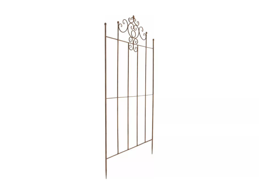 Treillis support pour plantes métal marron 85.5 x 2 x 170 cm 10_0003895