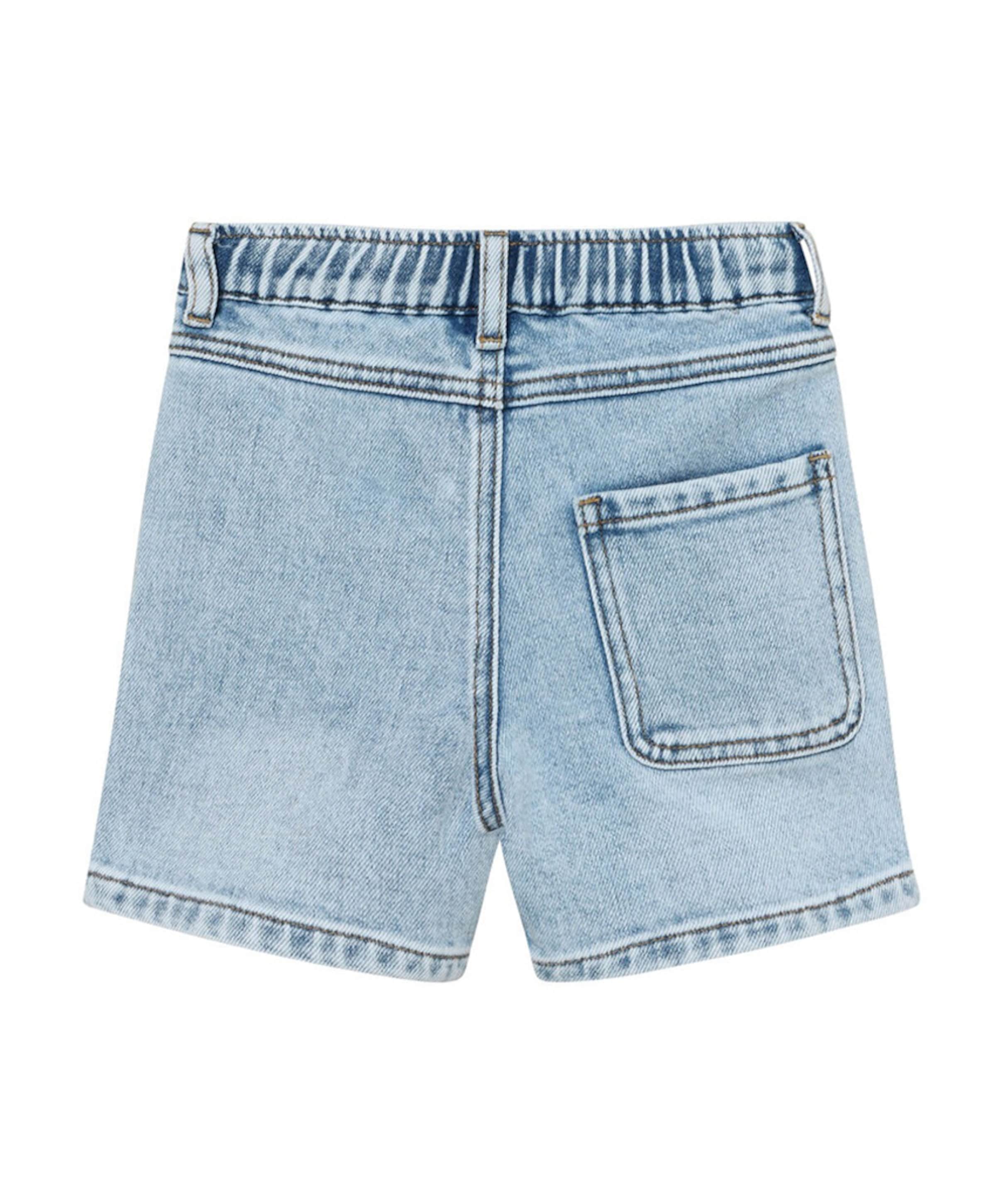 Daily7 Denim Baggy jongens korte broek blauw