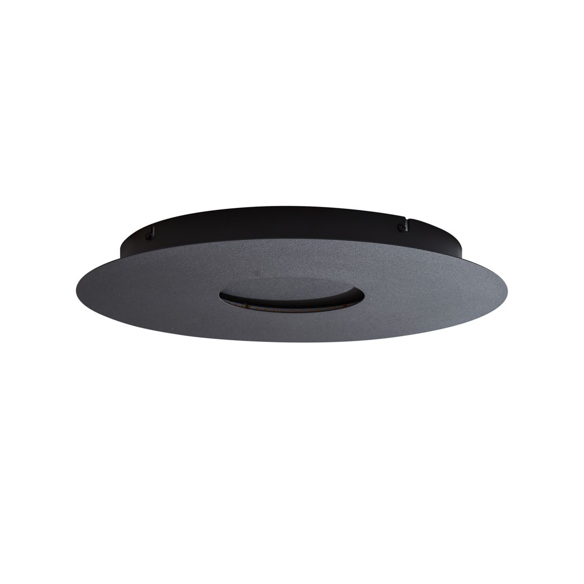 Moderne plafondlamp zwart 40cm incl. LED 3-staps dimbaar - Morning