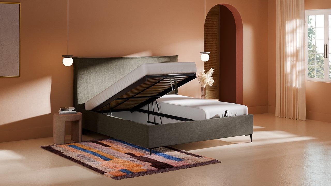 Opbergbed Morgan - Pure touch turtle