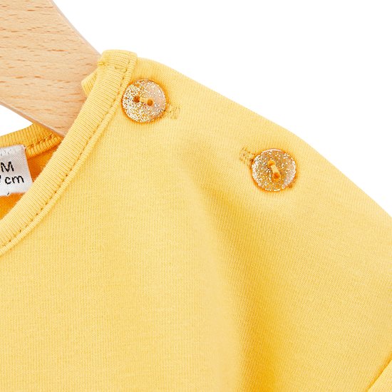 T-shirt manches courtes Ma Fleur Chérie   Jaune        de               Marèse