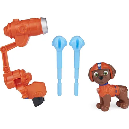 Spin Master Paw Patrol Hero Pups Spielfiguren aus dem Kinofilm mit Clip on-Uniform, 1 Stück, sortiert