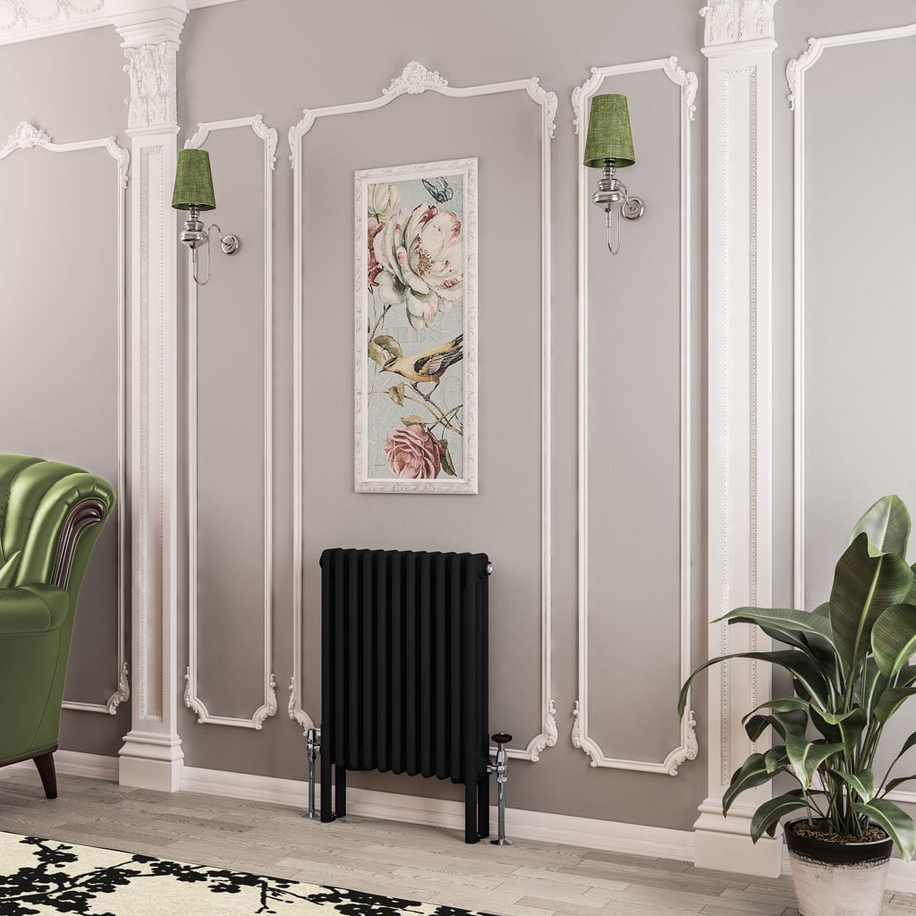Eastbrook Imperia 3 koloms radiator 50x60cm 1040W zwart mat