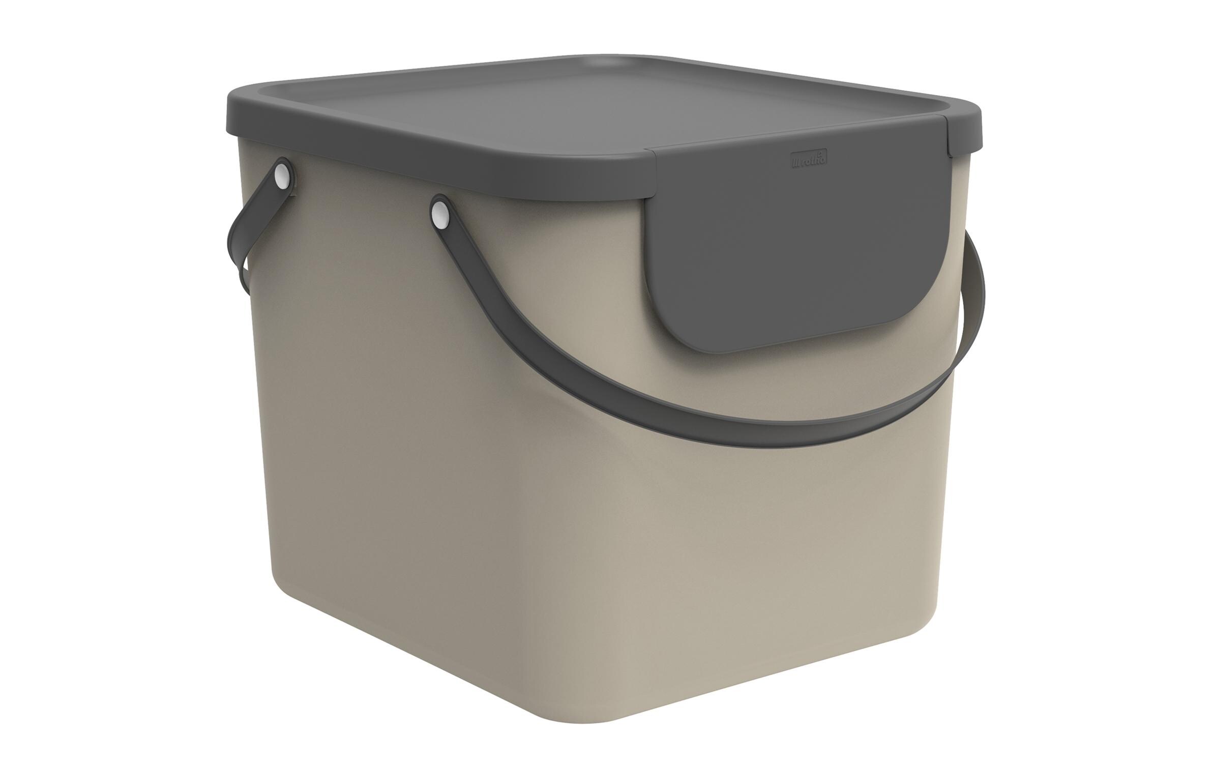 Recyclingbehälter Albula 40 l, CappuccinoMülleimer