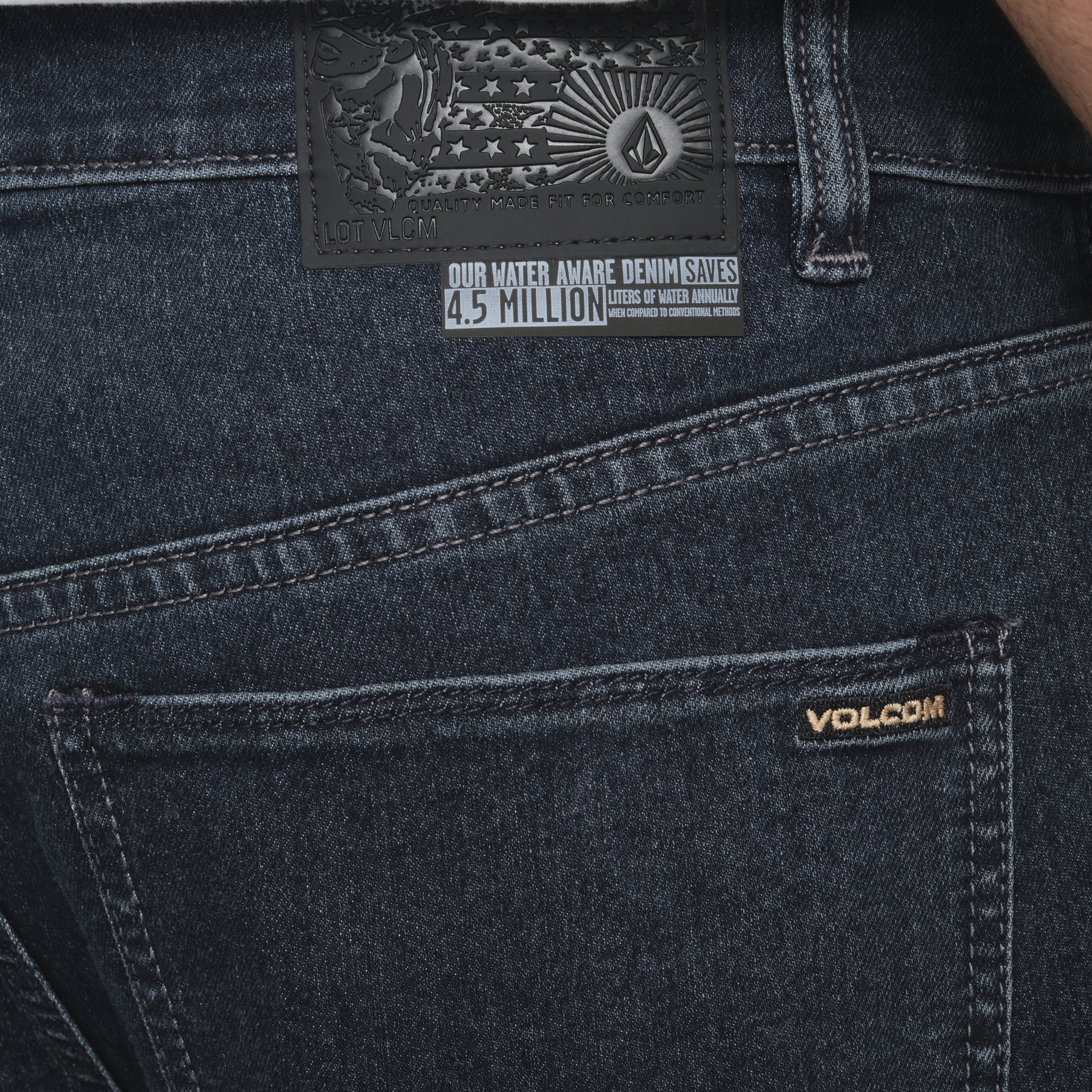 Volcom Billow Tall Denim Black