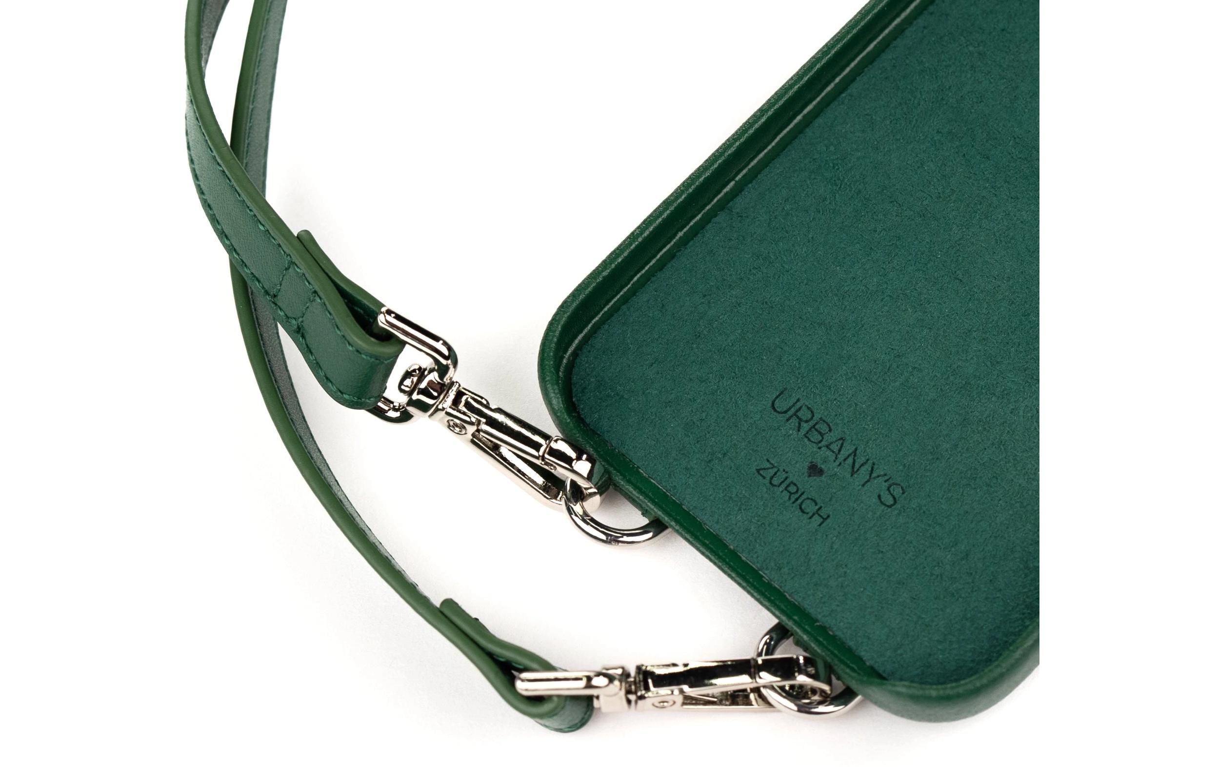 Necklace Case Handekette+ iPhone 15 Racing GreenSchutzhülle mit Handykette für das Apple iPhone 15