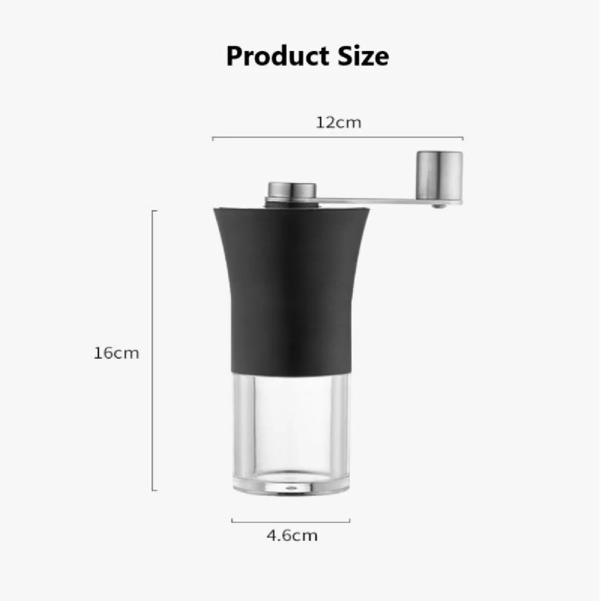 Moulin à café manuel Universal - Acier inoxydable