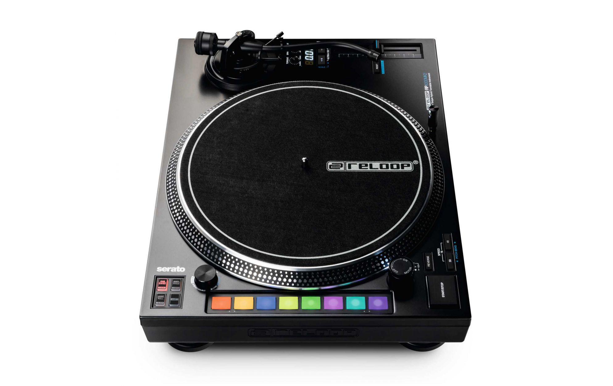 Plattenspieler RP-8000 MKII Schwarz<br>DJ-Plattenspieler mit nahtloser Integration in Serato DJ Pro