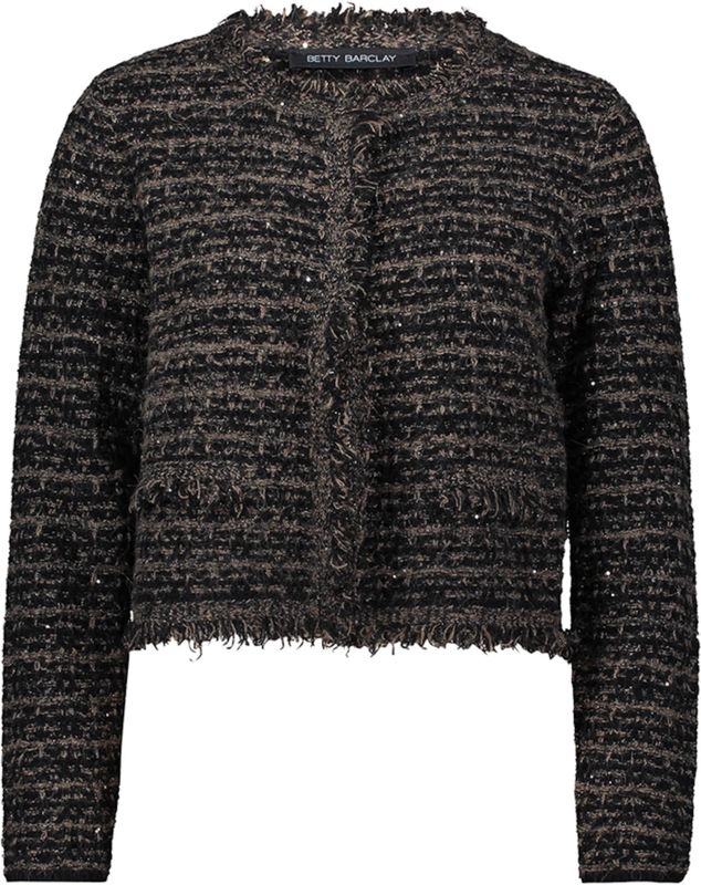 Betty Barclay - Blazer - Zwart - Gebreid