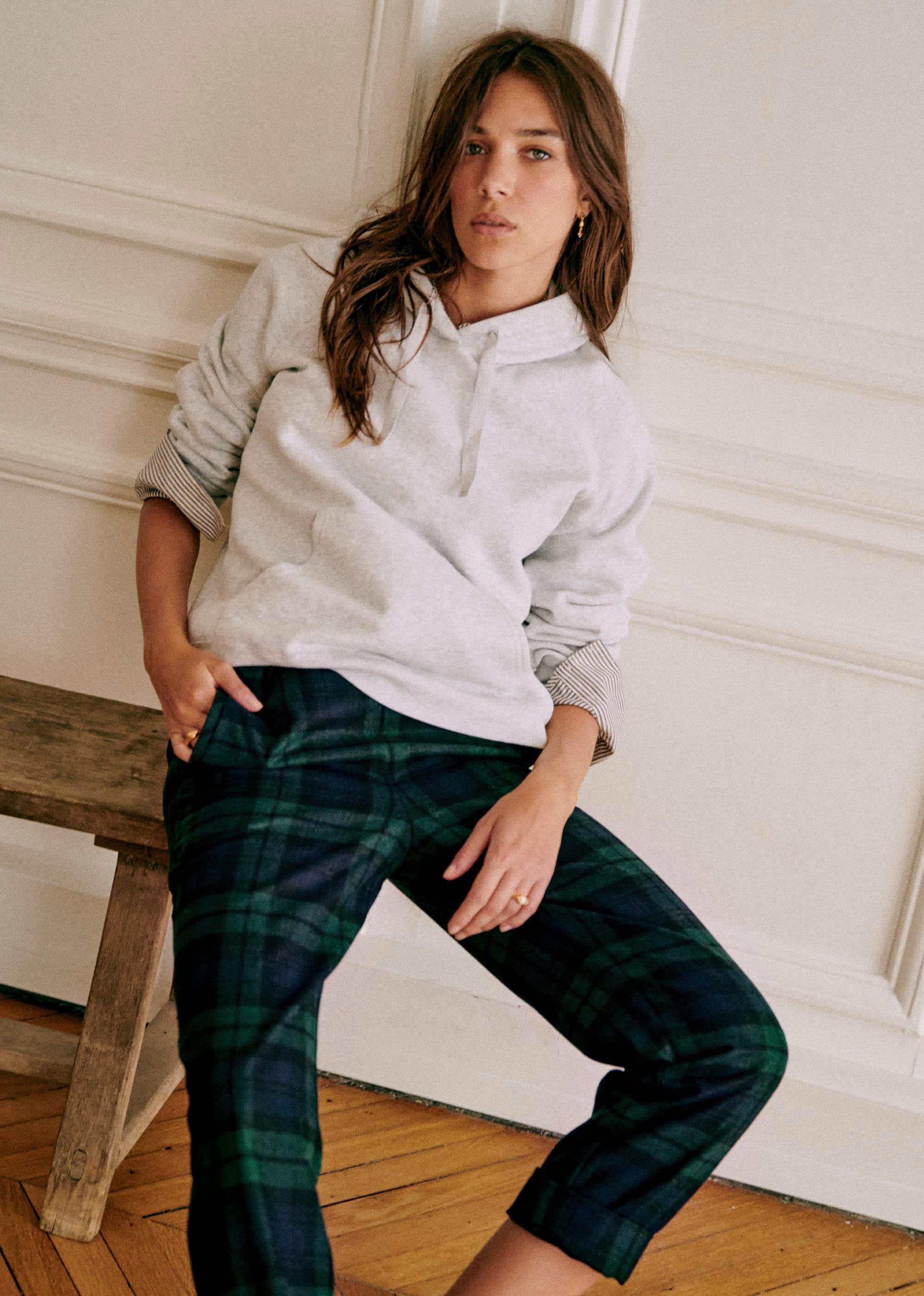 Sweat-Shirt Lexi - Gris Chiné - E-SHOP/SWEATS & MARINIÈRES Sweats 5905744