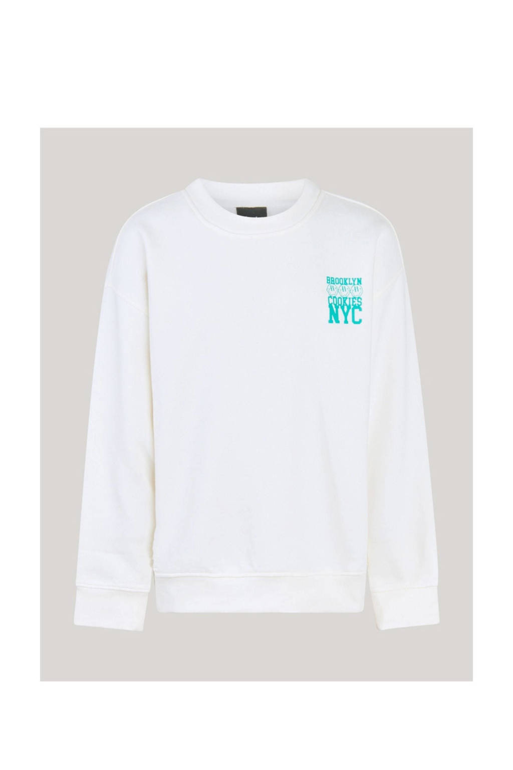 Shoeby sweater met backprint offwhite