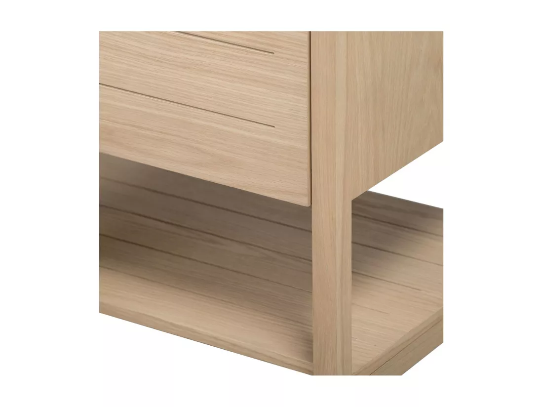 Meuble simple vasque chêne 70 cm ATOLL