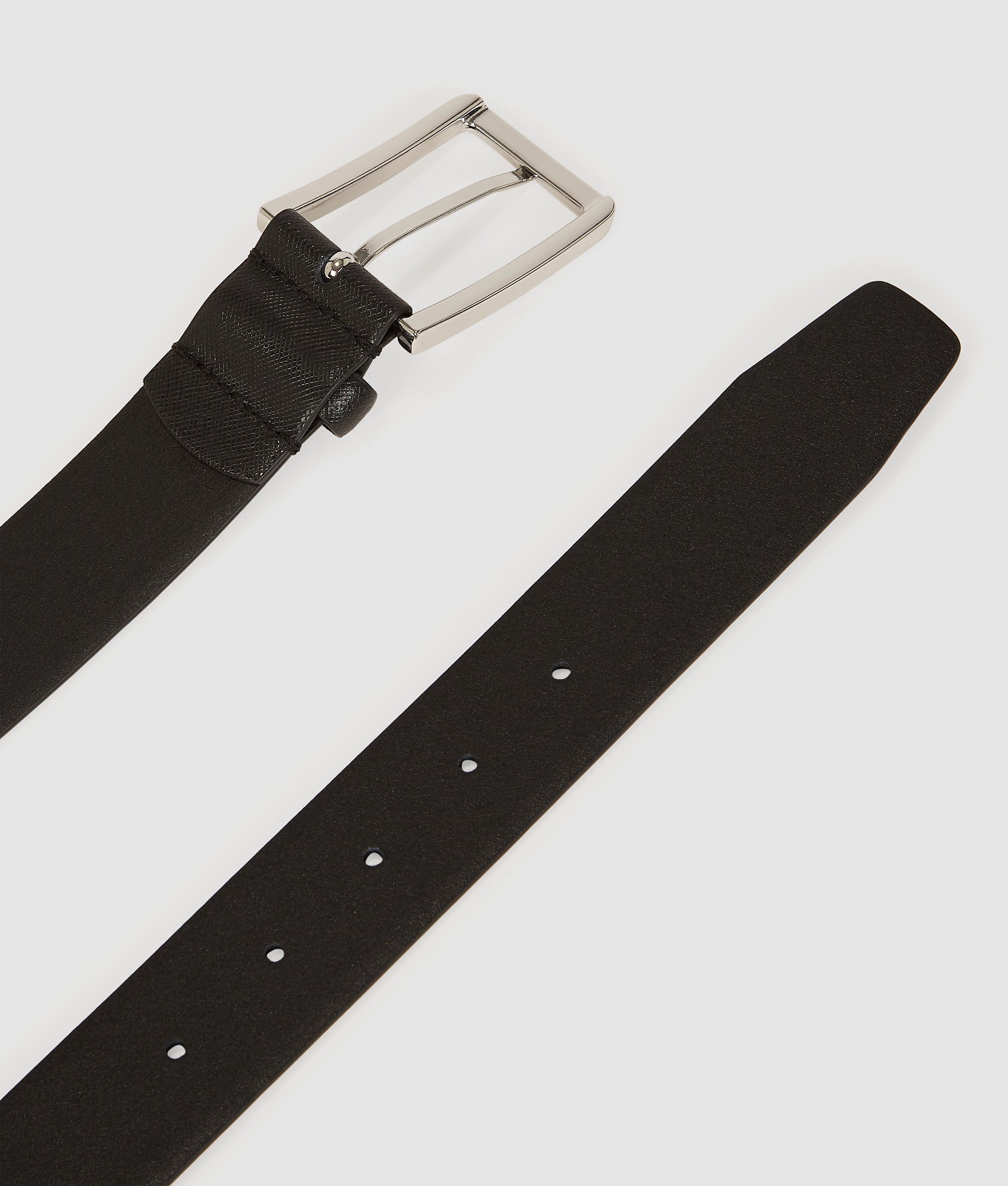 K/Monogram riem van leer