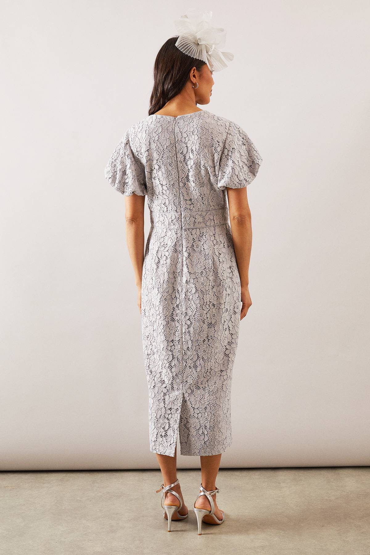 Wallis Robe Midi Crayon en Dentelle d'Occasion