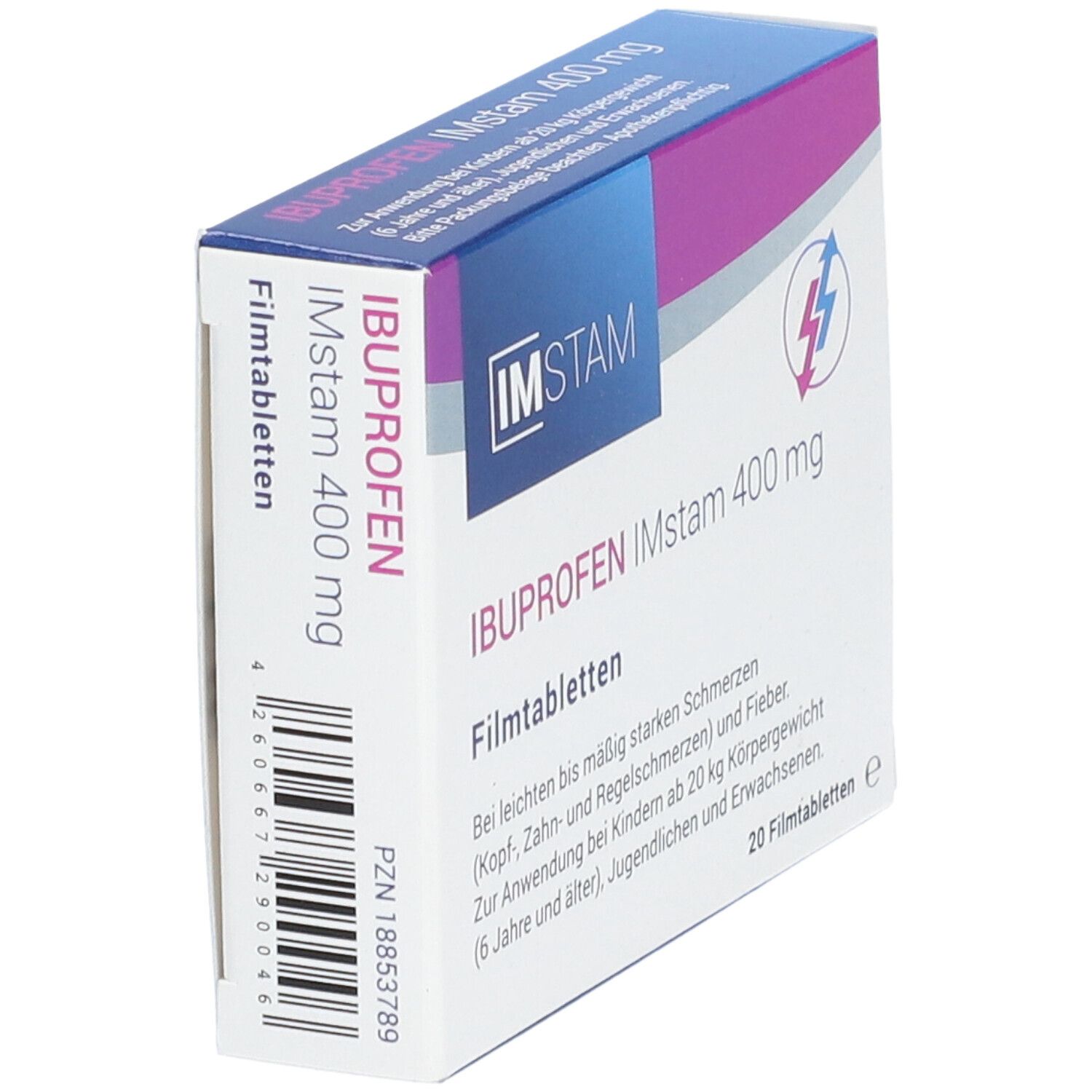 IBUPROFEN IMstam 400 mg Filmtabletten