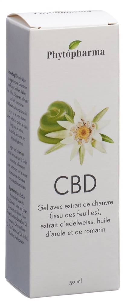 PHYTOPHARMA CBD<br>50 ml, Dispenser, Gel