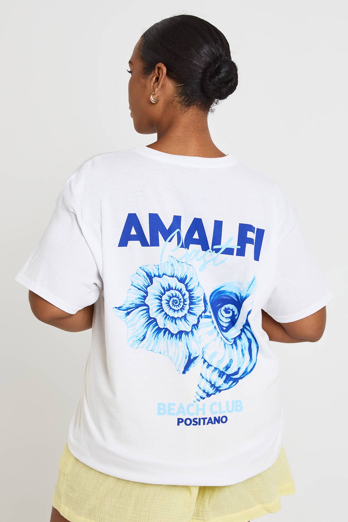 boohoo T-shirt Imprimé Amalfi Beach Grande Taille