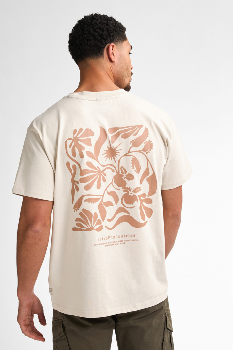Petrol Industries beige heren t-shirt