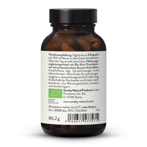 Sunday Natural Products  LIVAUX ®Goldene Kiwi Kapseln