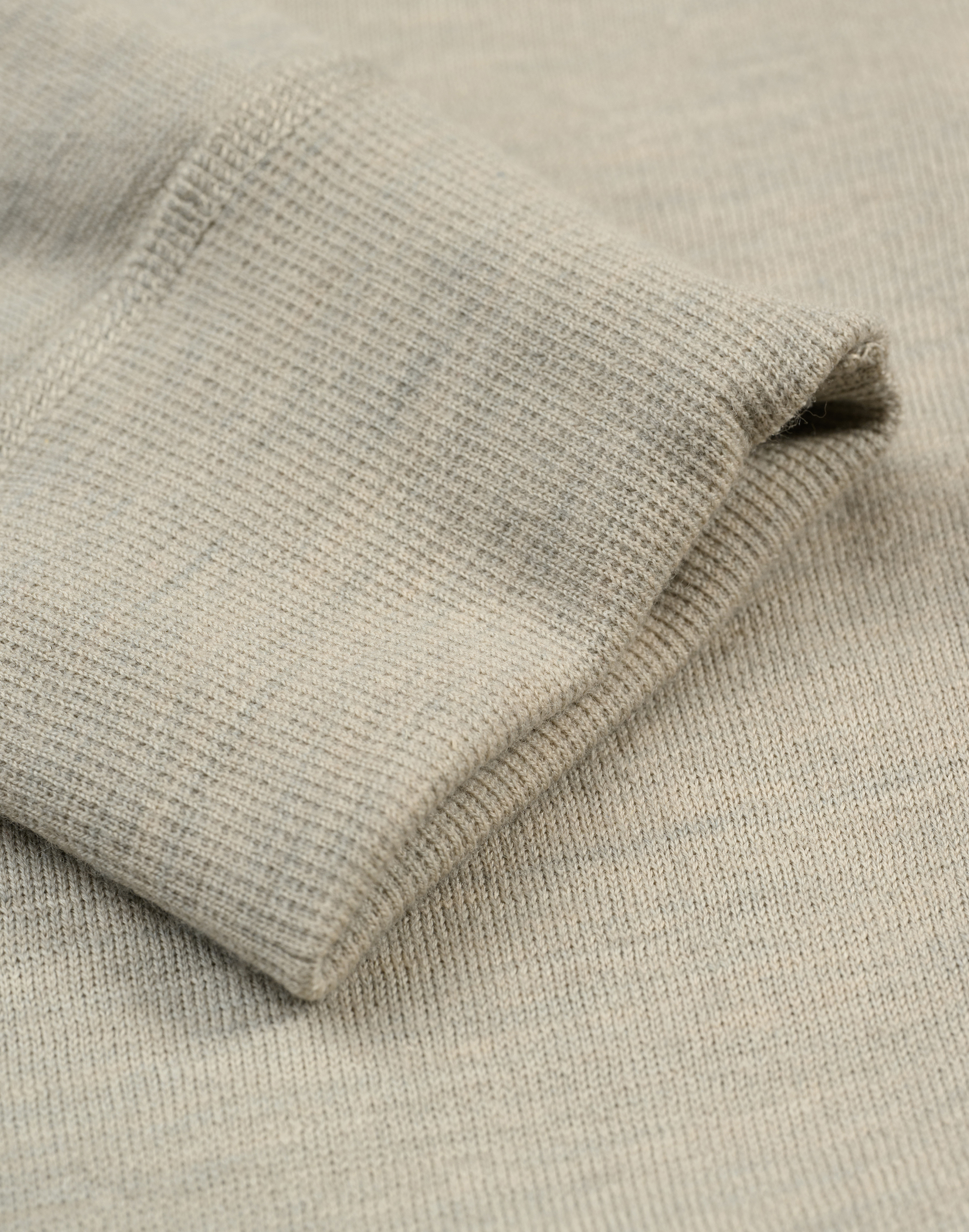 Vest met capuchon van merinowol terry voor heren