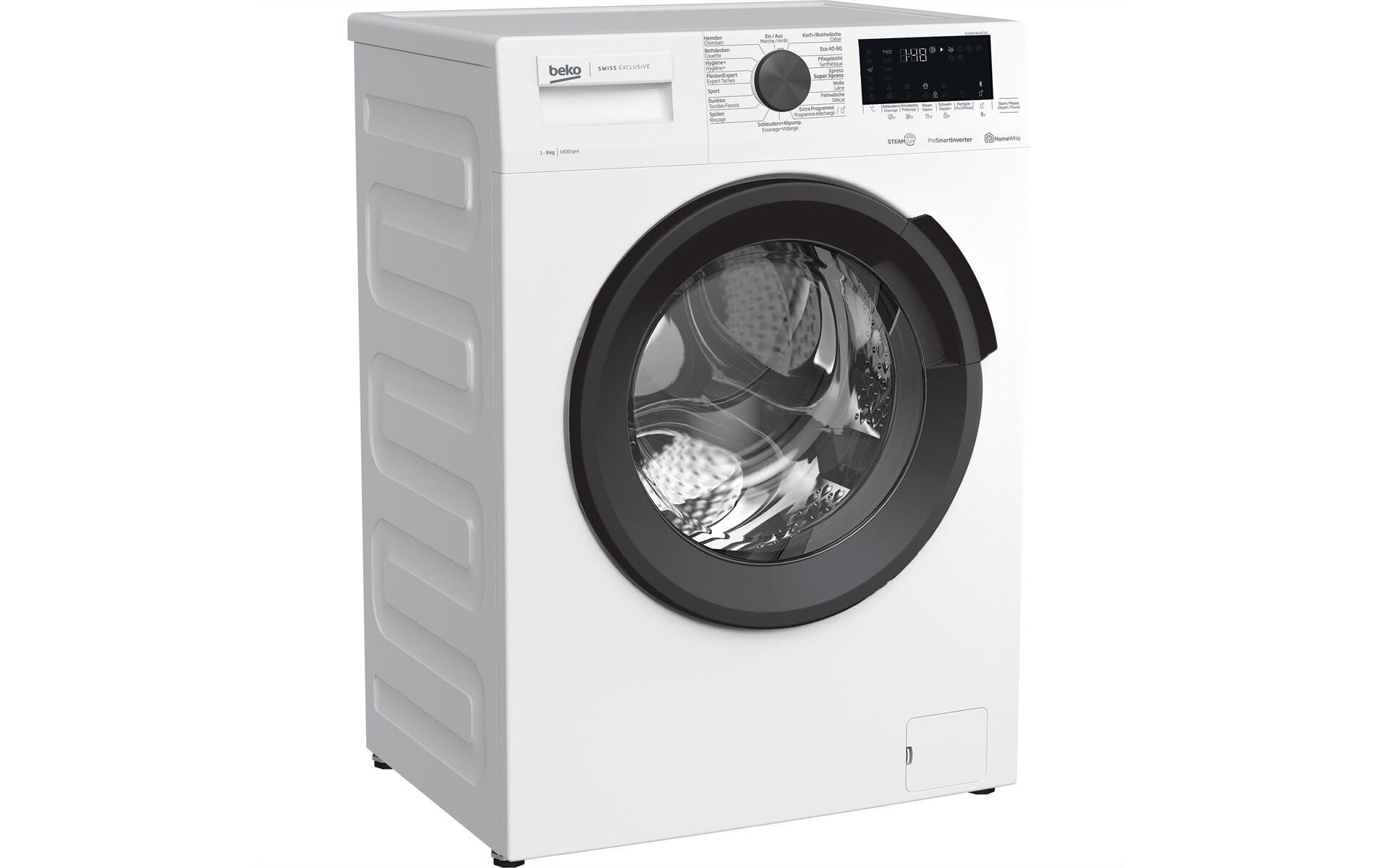 Waschmaschine 50091464CH1 Links<br>Frontloader mit 9 kg Ladekapazität