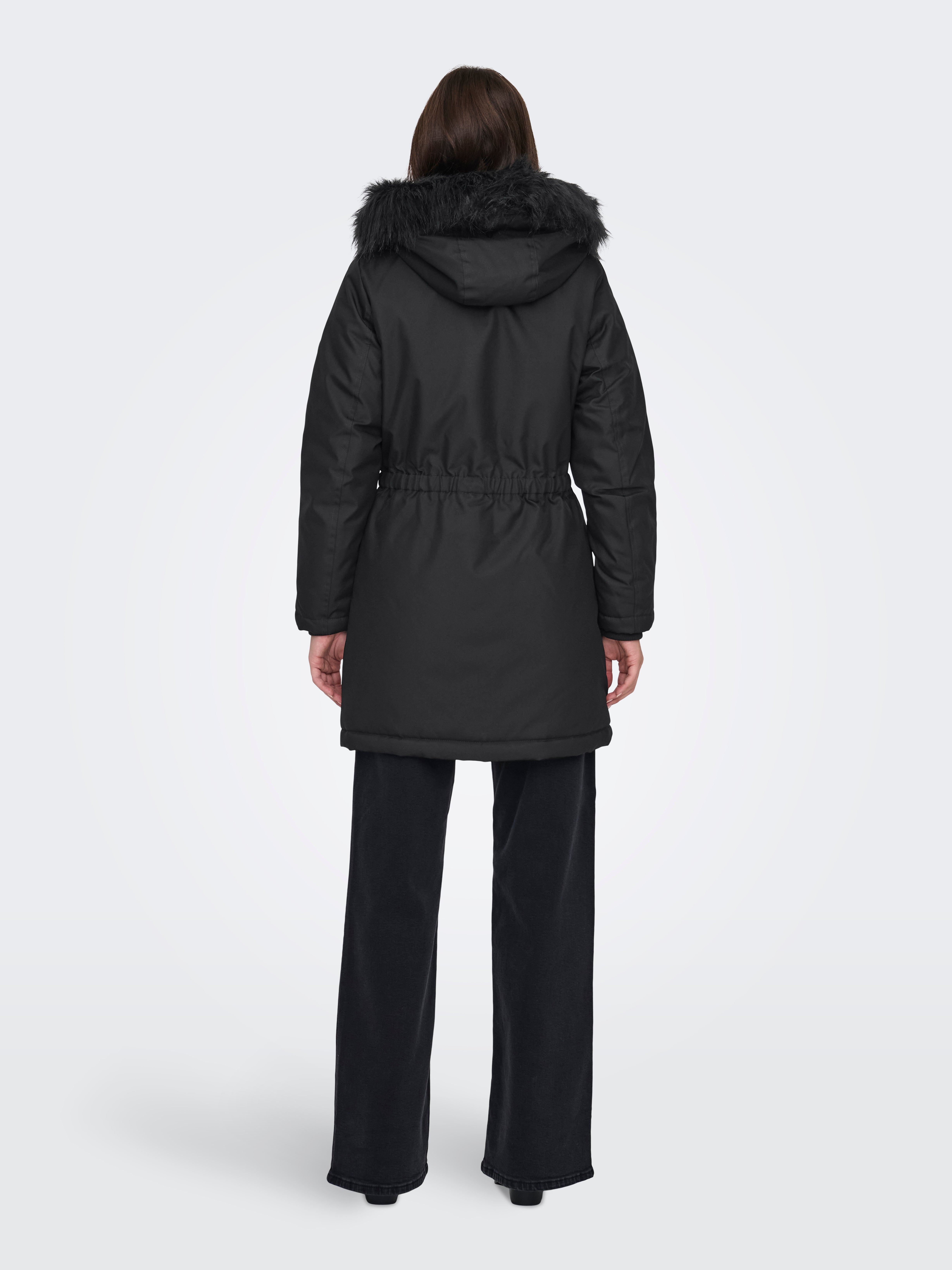 ONLIRIS Langer Parka Black