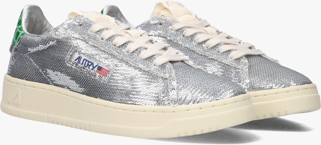 zilveren autry lage sneakers dallas low wom