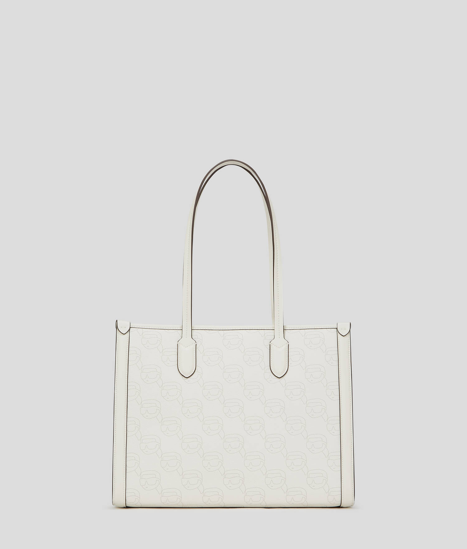 SAC CABAS IKON TAILLE MOYENNE - Blanc cassé NFT imprimé sur toute la surface