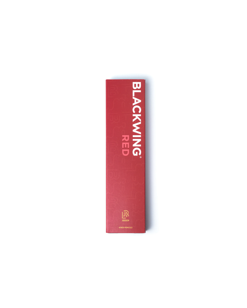 4 crayons rouge Blackwing
