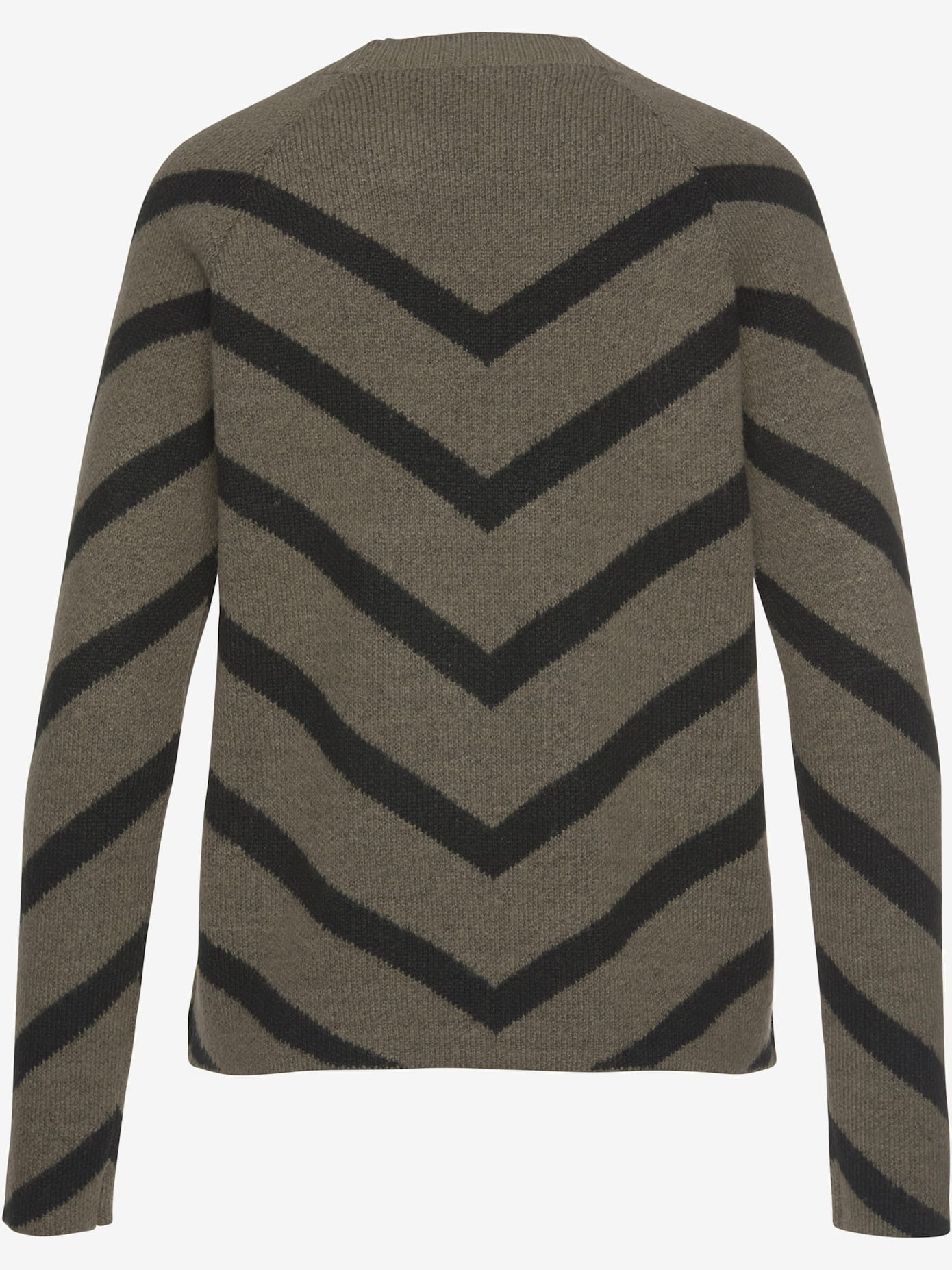 Pull en tricot motif à rayures tendance