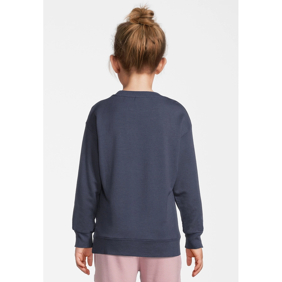 New Life Sweatshirt Crew Neck Pullover Blau