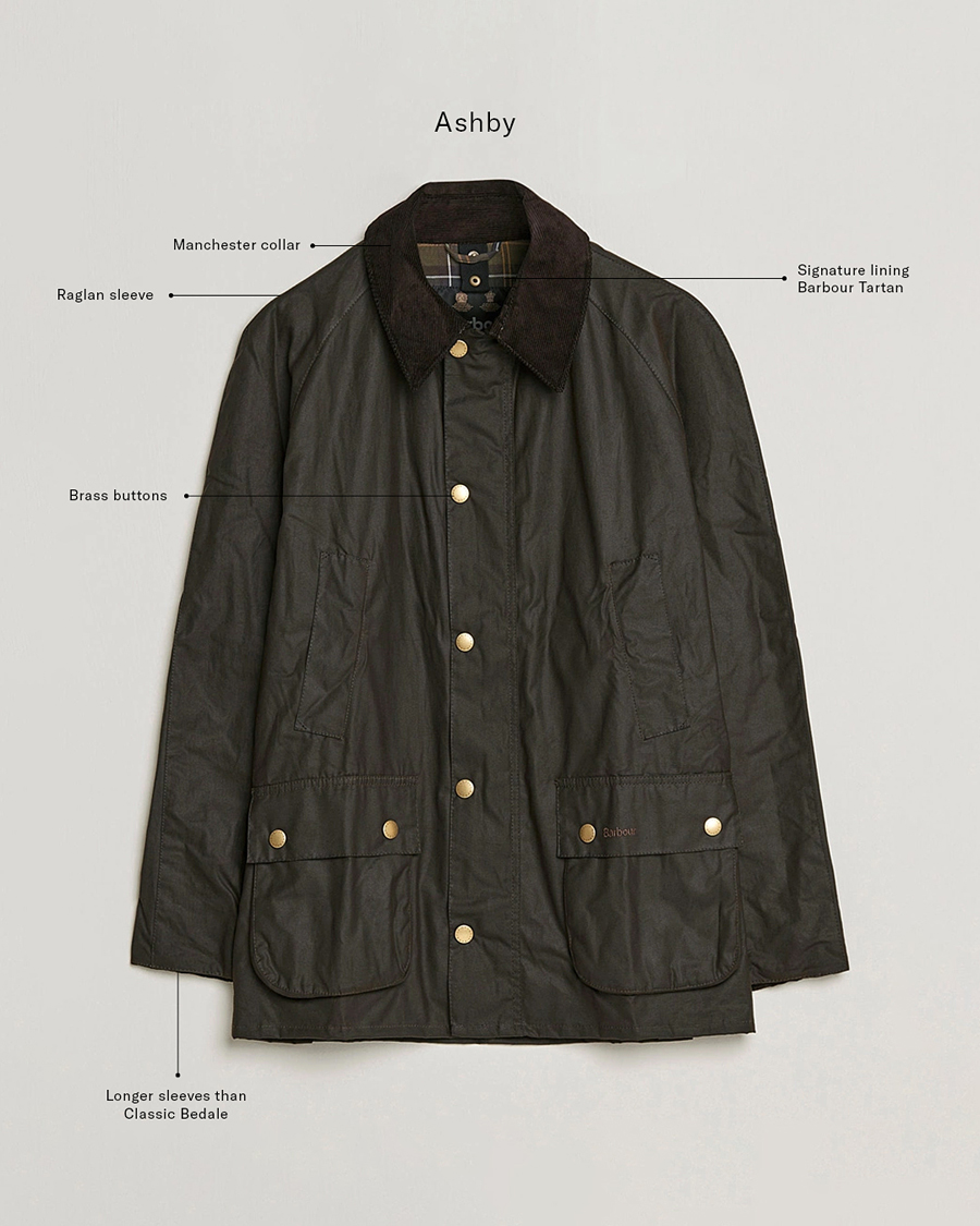 Barbour Lifestyle Ashby Wax Jacket Olive