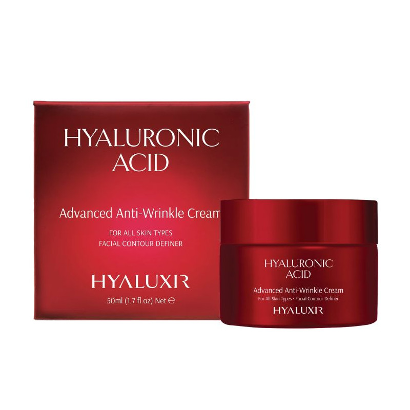 Soin expert anti-rides visage à l'Acide Hyaluronique Hyaluxir by Arganicare 50 ml