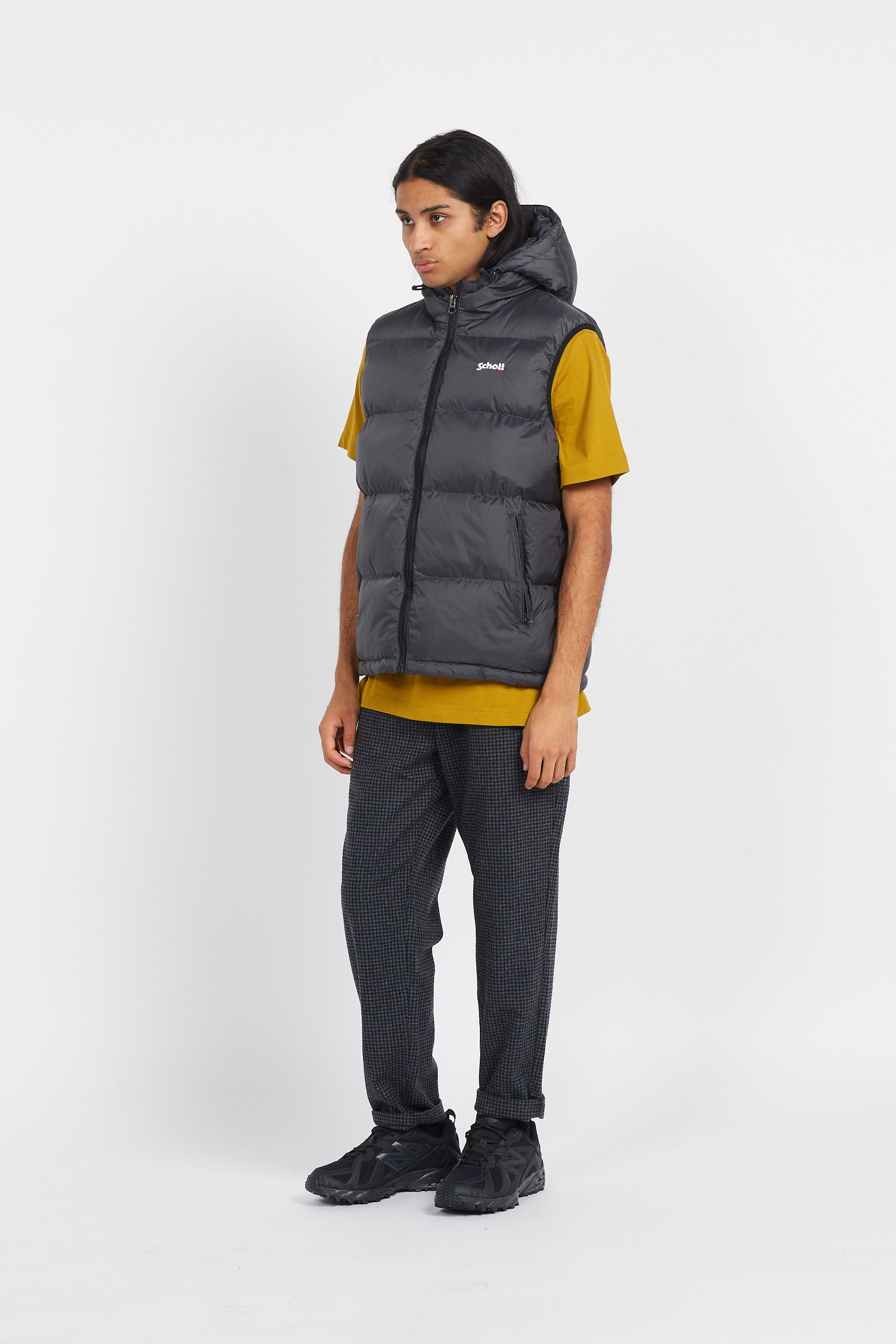 SCHOTT Doudoune sans manches IDAHO 2 VEST Gris