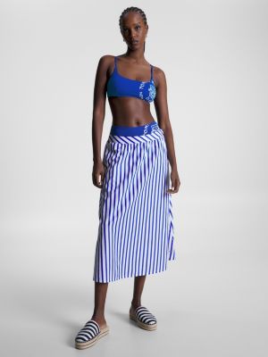 Sutiã com alça espaguete com logotipo Hilfiger