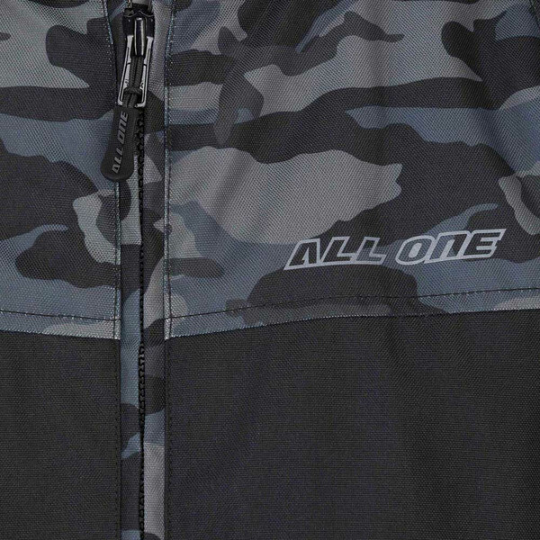 All One - Blouson Track Camo Camouflage Gris